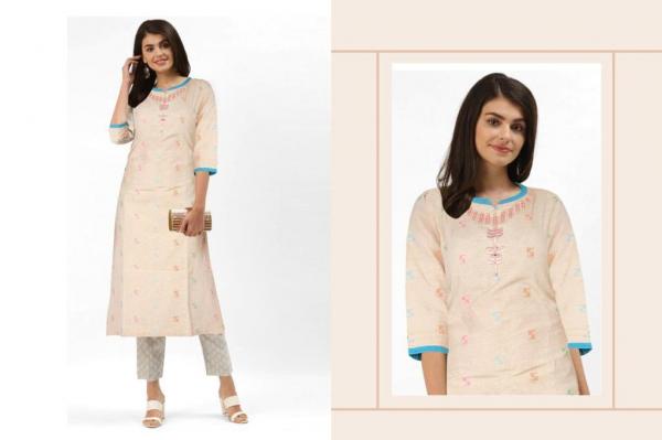 Women Thread Aarohi Fancy Cotton Embroidery Kurti 